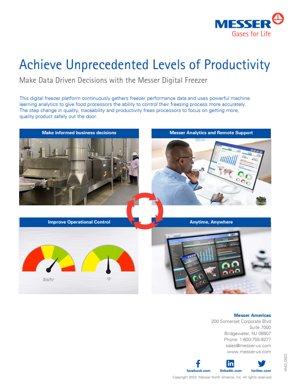  Messer Digital Freezer