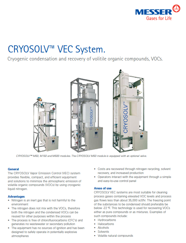 The CRYOSOLV® VEC System